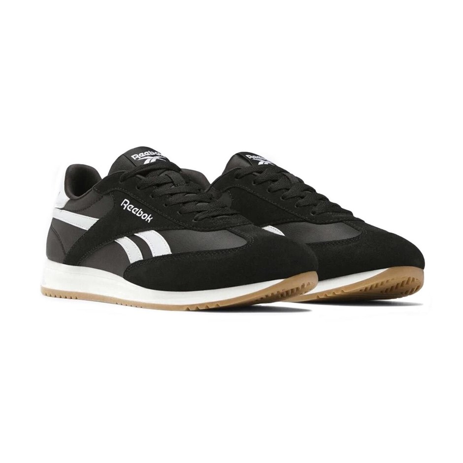 REEBOK Unisex World 70 Shoes, Size US 7/w8.5 (EU39), Black/White/Gum, 10025