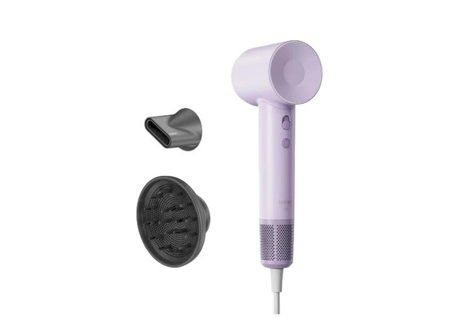 LAIFEN SE High Speed Hair Dryer, Matte Purple. NB: Slightly damaged packagi