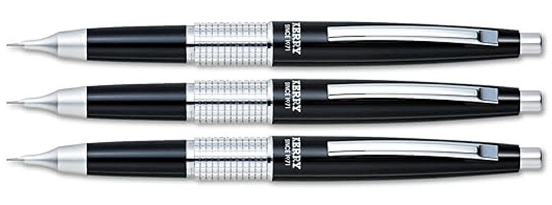 Pentel Sharp Kerry Mechanical Pencil, 0.50 mm, Metallic Black Barrel, P1035