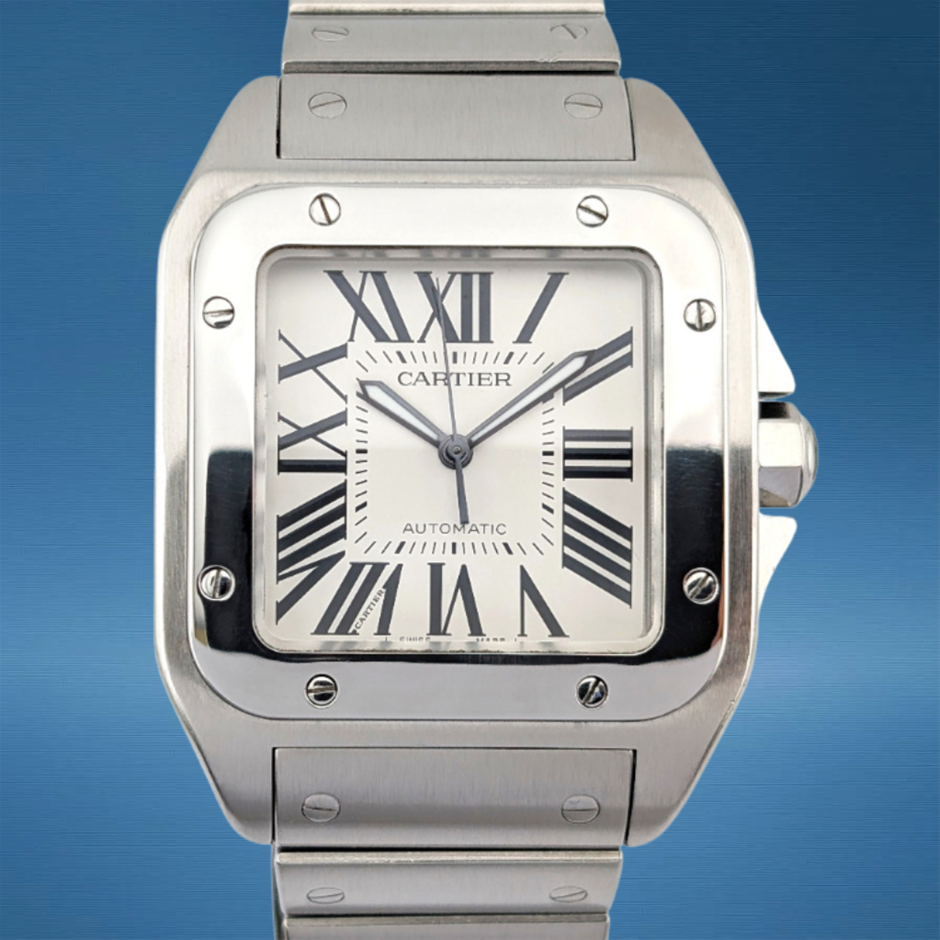 Cartier Santos 100 XL 2656 Automatic 38mm 2010 BxP