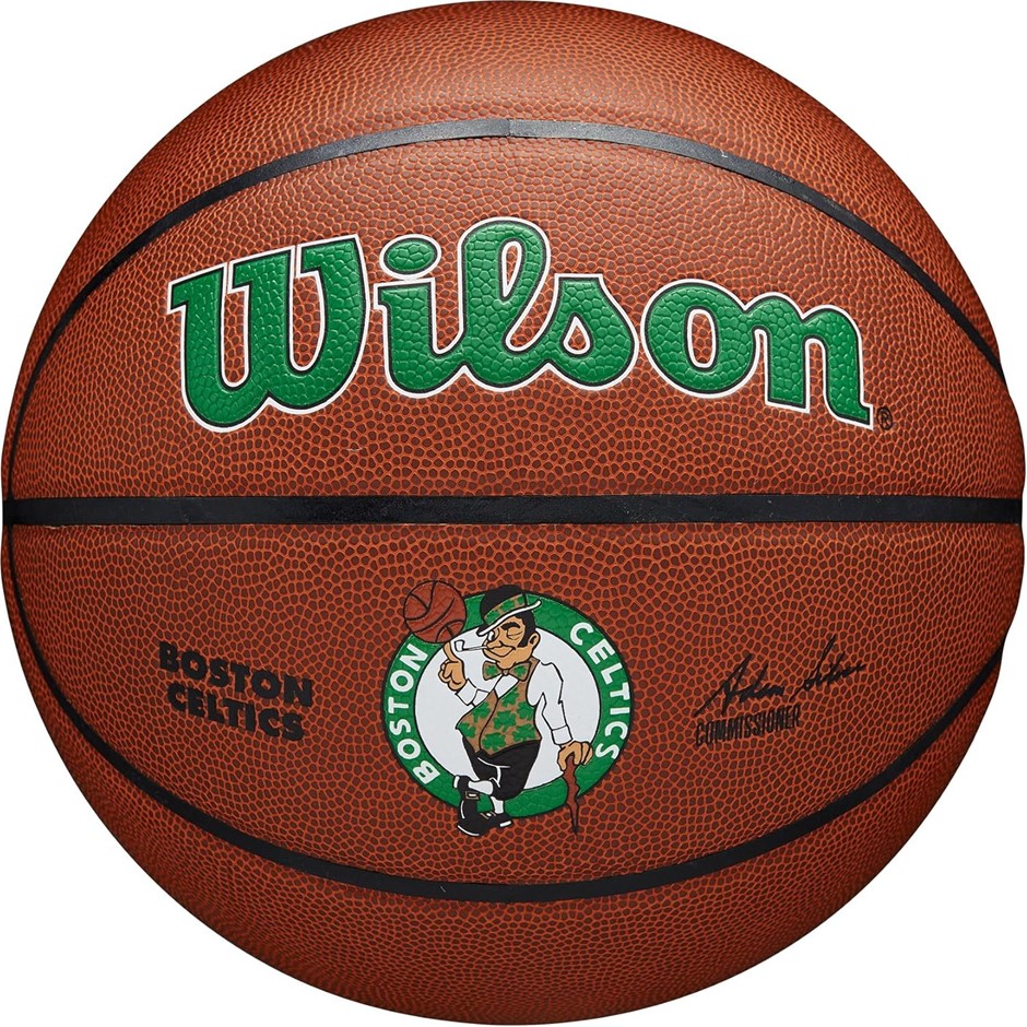 WILSON NBA Team Alliance Basketballs - Size 7-29.5'', Boston Celtics.