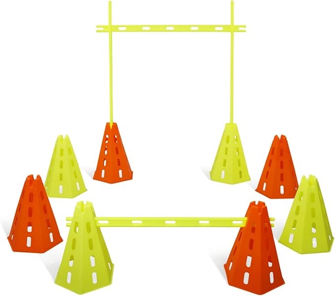YES4ALL Speed Training Agility Hurdles Cone Set for Aspiring Athletes For T