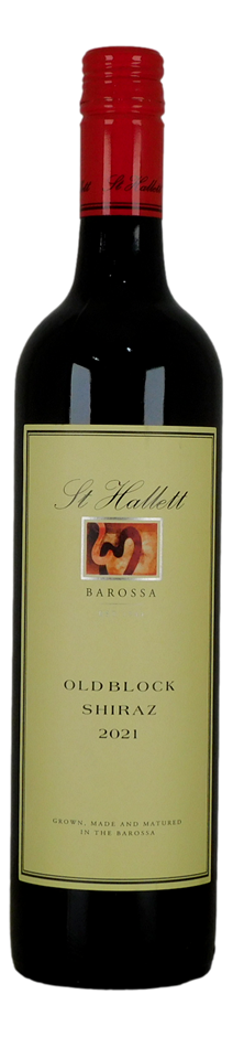 St Hallett Old Block Shiraz 2021 (1x 750mL),