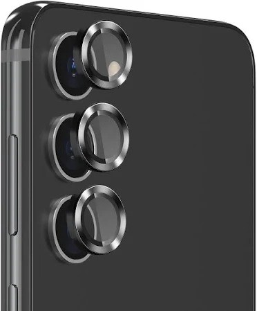 5 x EFM Camera Lens Screen Galaxy S23/S23+ - Carbon.  Buyers Note - Discoun