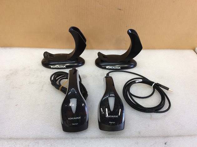 Datalogic Heron HD3430 Handheld Barcode Scanners (Lot of 2)