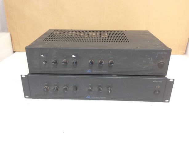 Australian Monitor AMC 60 Mixer Amplifiers (Lot of 2)