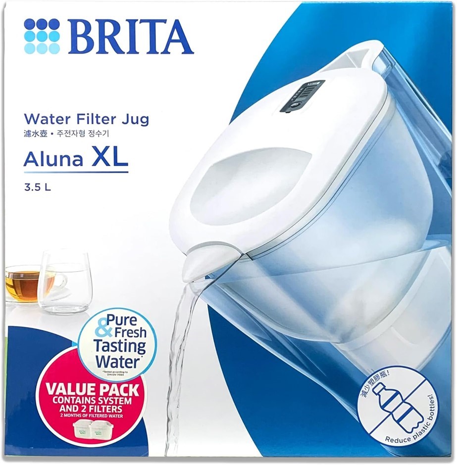 BRITA Aluna XL Water Filter Jug 3.5L With 2 Maxtra Pro Filters NB: Minor Us
