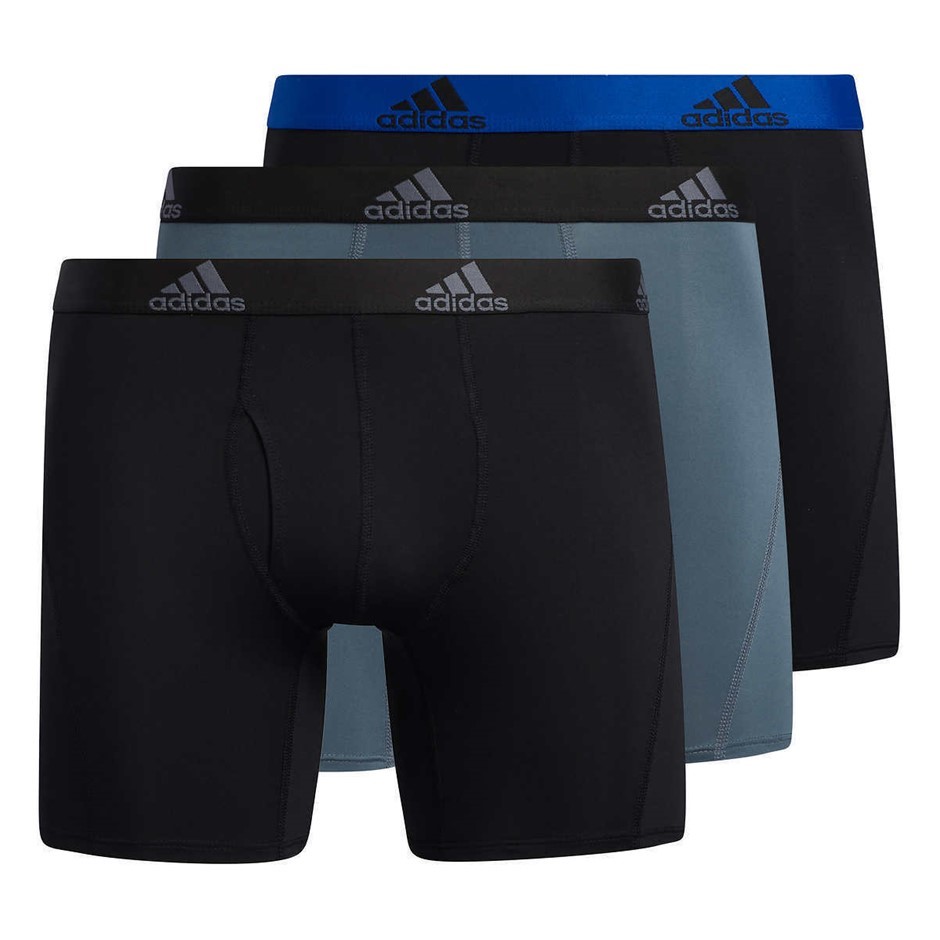 6 x ADIDAS Men's Underwears, Size S, Assorted Colours. NB: image for style