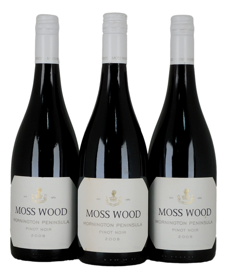 Moss Wood Pinot Noir 2008 (3x 750mL), Mornington Peninsula