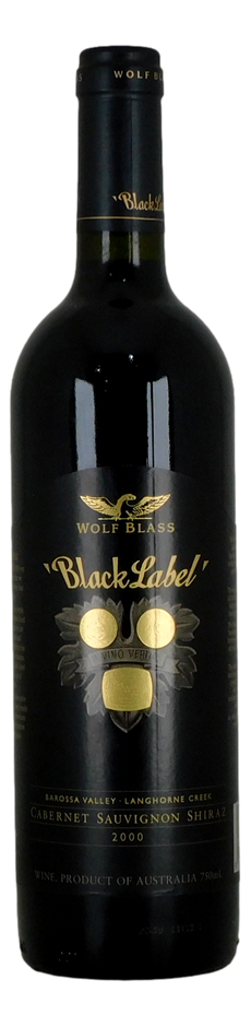 Wolf Blass Black Label Cabernet Shiraz 2000 (1x 750mL)