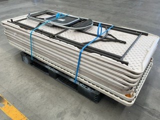 <p>9 x Foldable Tables</p>