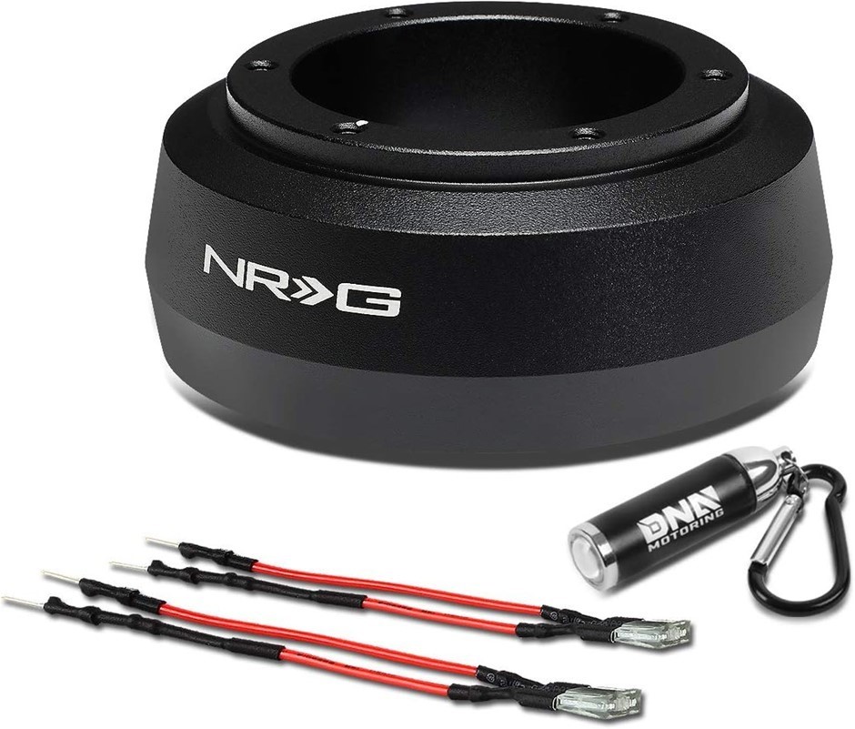 NRG INNOVATIONS Steering Wheel Short Hub Adapter Kit, black (NRG-SRK-171H).