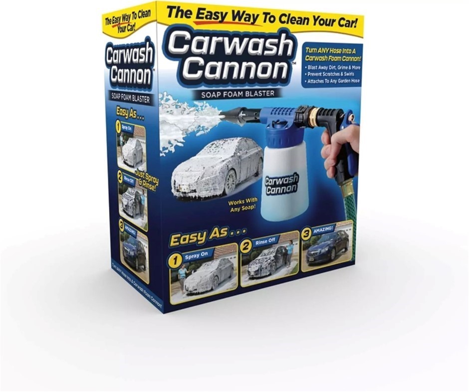 CARWASH CANNON Foam Blaster w/ Hose Nozzle Sprayer.