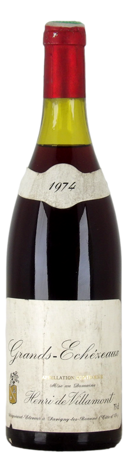 Grands Echezeaux Henri De Villamont 1974 (1x 730mL), Burgundy.