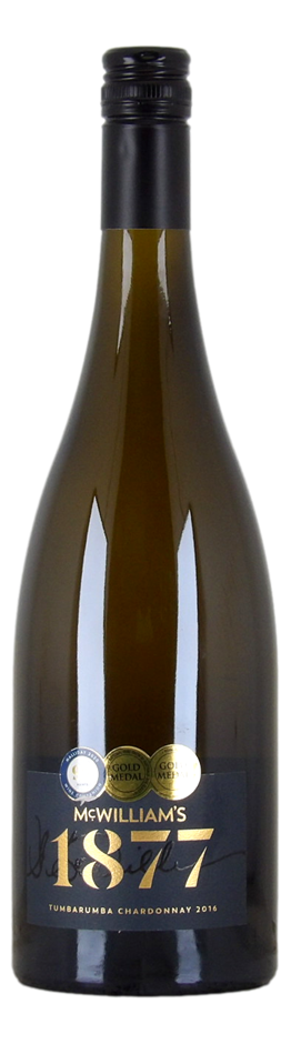 McWilliams 1877 Chardonnay 2016 (1x 750mL), Tumbarumba.