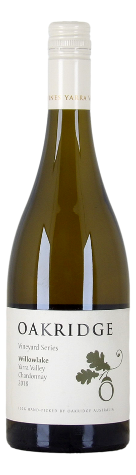 Oakridge Chardonnay Willowlake 2018 (1x 750mL), Yarra Valley.