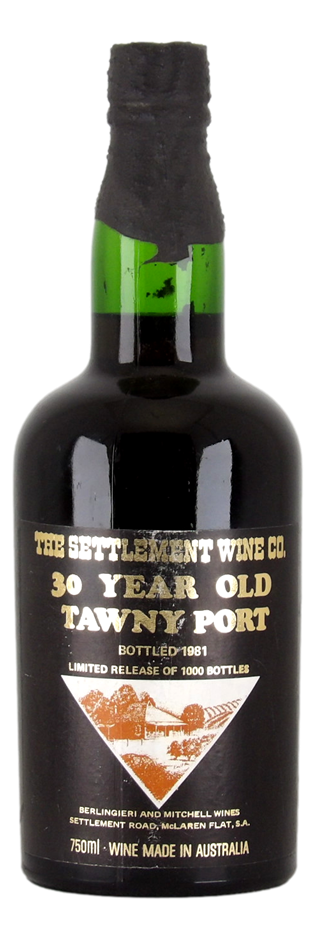 The Settlement 30-Year-Old Tawny Port (1x 750mL),
