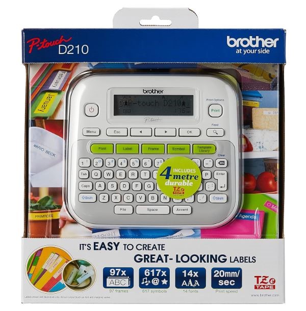 Brother D210 P Touch Label Maker Machine