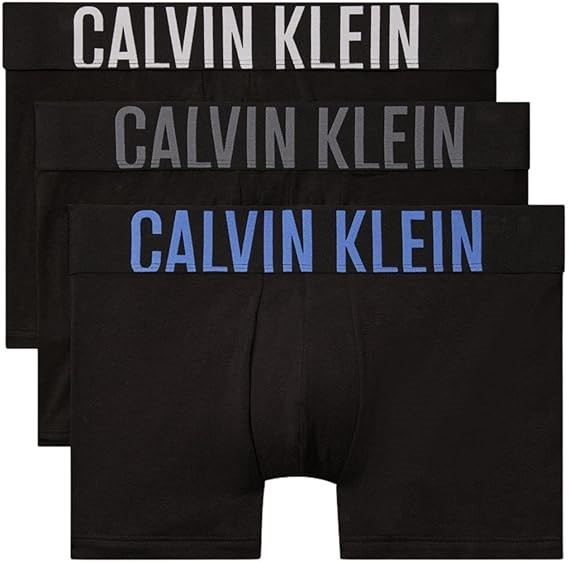 Calvin Klein Men's Intense Power Cotton Stretch Trunk 3 Pack, XXL