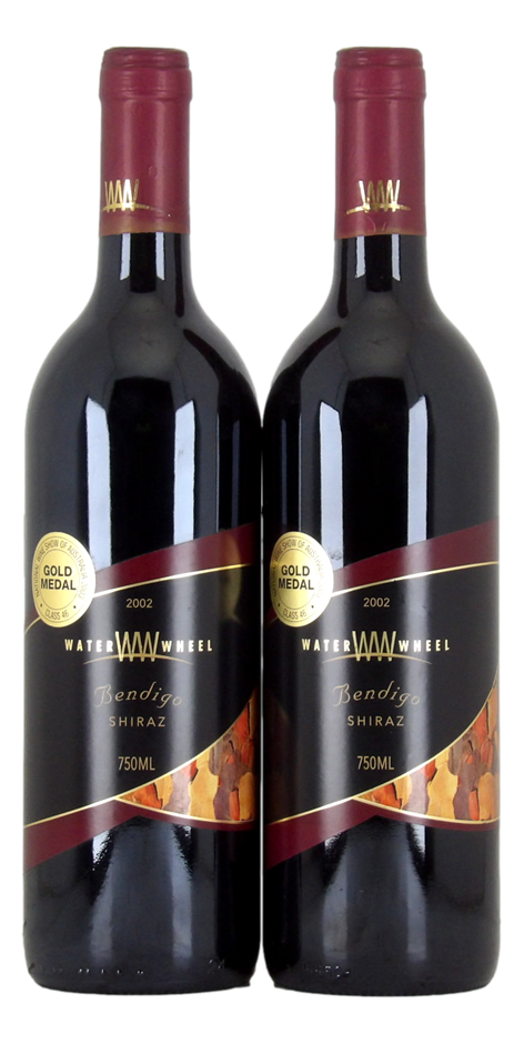 Water Wheel Shiraz 2002 (2x 750mL), VIC.