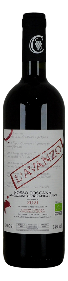 Cincenelli Marco L'Avanzo Igt Toscana Bio 2021 (6x 750mL)