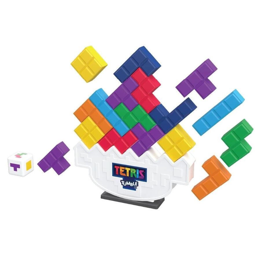 TETRIS XL Tumble Indoor & Outdoor Game, 1.8m (22 x Blocks & 1 x Platform).