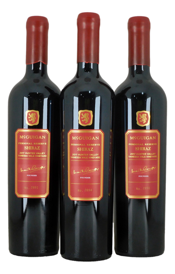 McGuigan Personal Reserve Shiraz 2017  (3x 750mL)