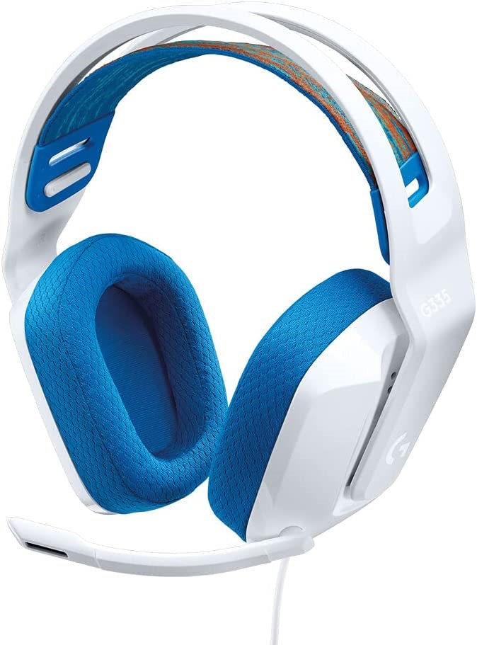 LOGITECH G335 Wired Gaming Headset, White. NB: Not In Original Box.