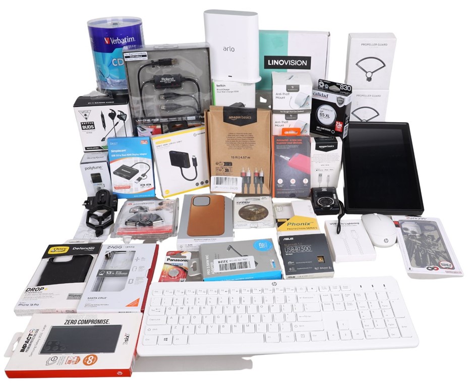 20 x Assorted Electronics and Accessories, INCL: HP, KODAK, TURTLE BEACH, E