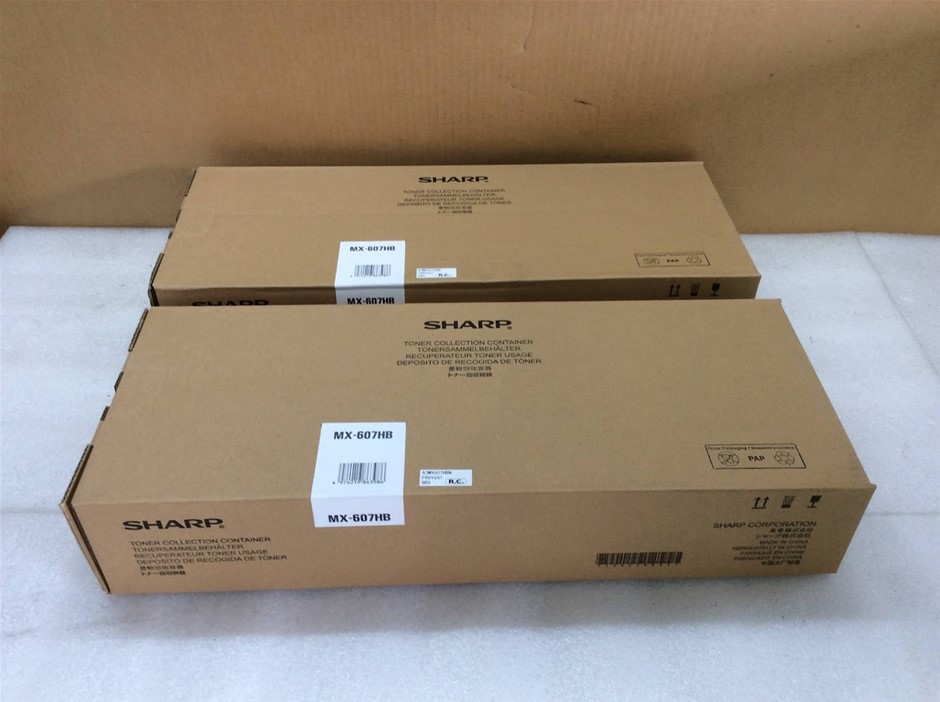 SHARP MX-607HB Toner Collection Container - New (Lot of 2)
