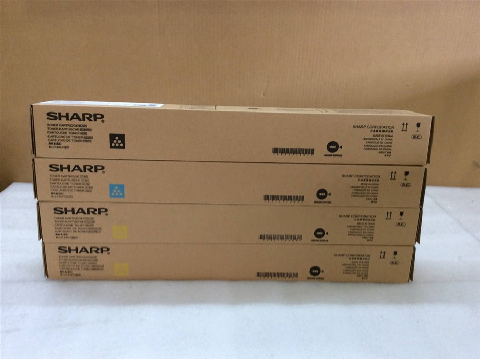 Sharp Series Toner Cartridge - New (Lot of 4)