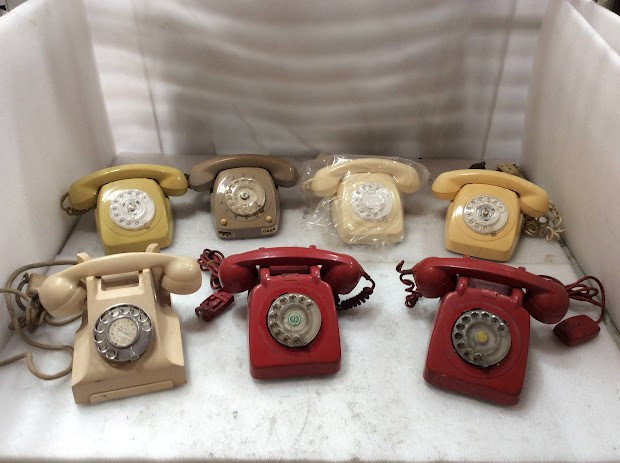 Mix Brand and Model Rotary Dial Telephones (Lot of 7)