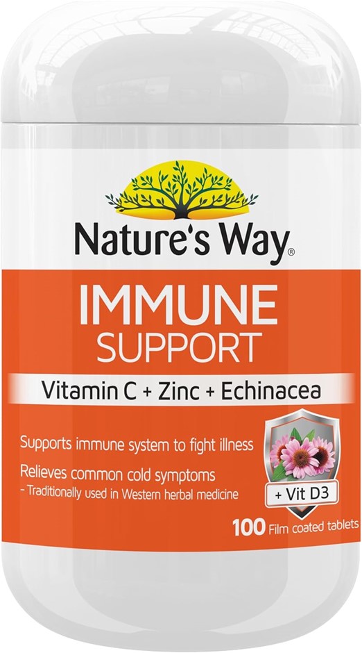 3 x NATURE'S WAY Immune Support, 100 Tablets. Buyers Note - Discount Freig