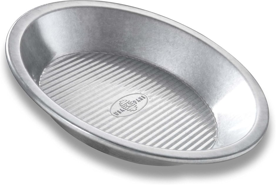 USA Pan Bakeware Aluminized Steel Pie Pan, 23 cm, Silver