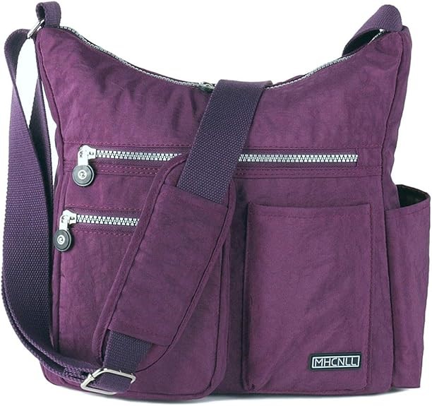 MHCNLL CROSSBODY Bag with Anti Theft RFID Pocket - Women Lightweight Water-