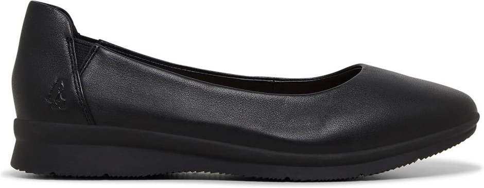 HUSH PUPPIES Women's Nellie Ballet Flat, Black, Size US 10