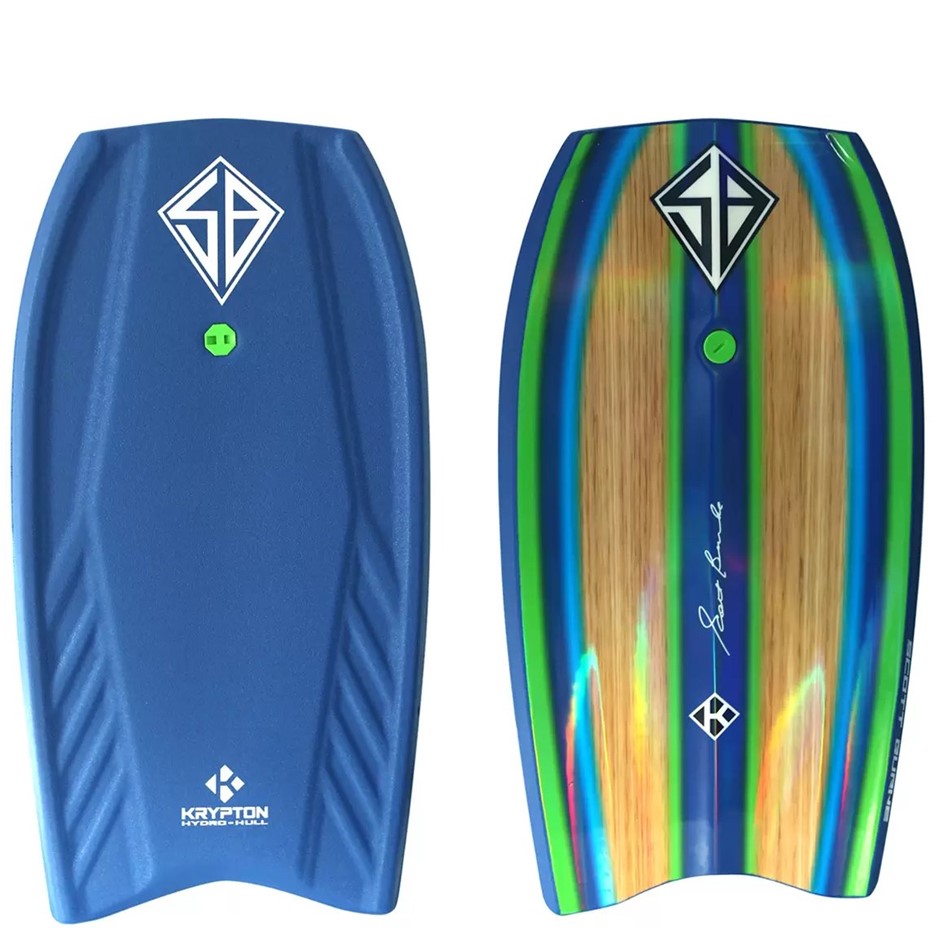 SCOTT Burke Surf Krypton EPS Bodyboard, Blue (W 56cm × H 107cm × D 5.8cm)