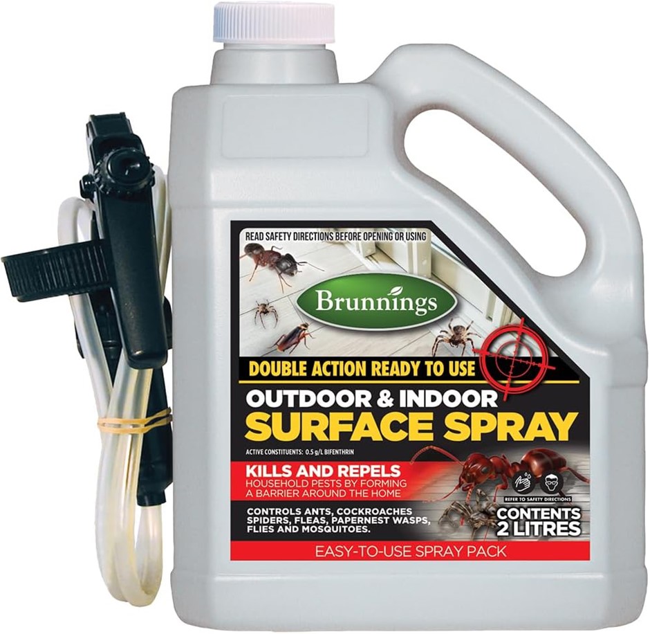BRUNNINGS Outdoor & Indoor Ready to Use Surface Spray 2 Litre