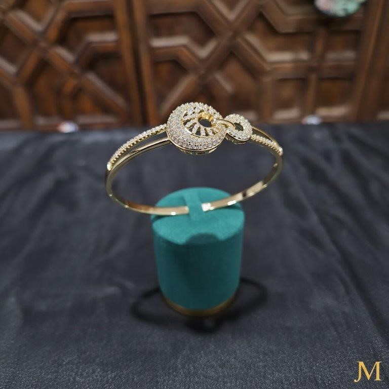 18k Italy Stamped Solid Heavy Yellow Gold Filled Bangle Quality Guarantee