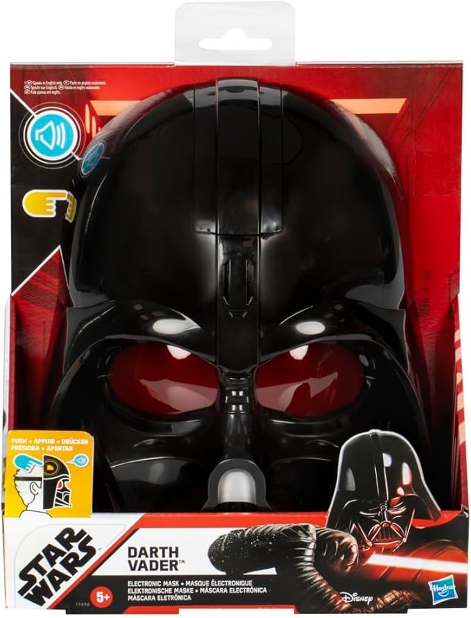 STAR WARS Darth Vader Electronic Mask with Phrases & Sound Effects, Costume