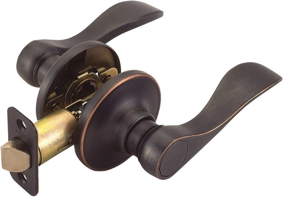 DESIGN HOUSE 700526 Springdale 2-Way Adj. Passage Door Handle, Sage