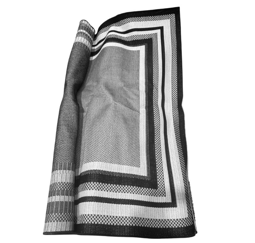 GERTMENIAN Ravenna Indoor/Outdoor Area Rug, 200 x 274cm, G19561 Waldon Blac