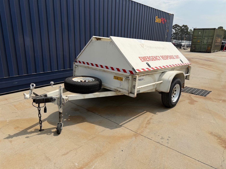 Unreserved 2011 Carac Single Box Trailer -  Vic