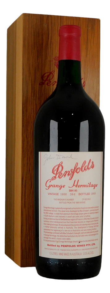 Penfolds Bin 95 Grange Hermitage 1988 Signed by John Duval (1x 1.5L Magnum)
