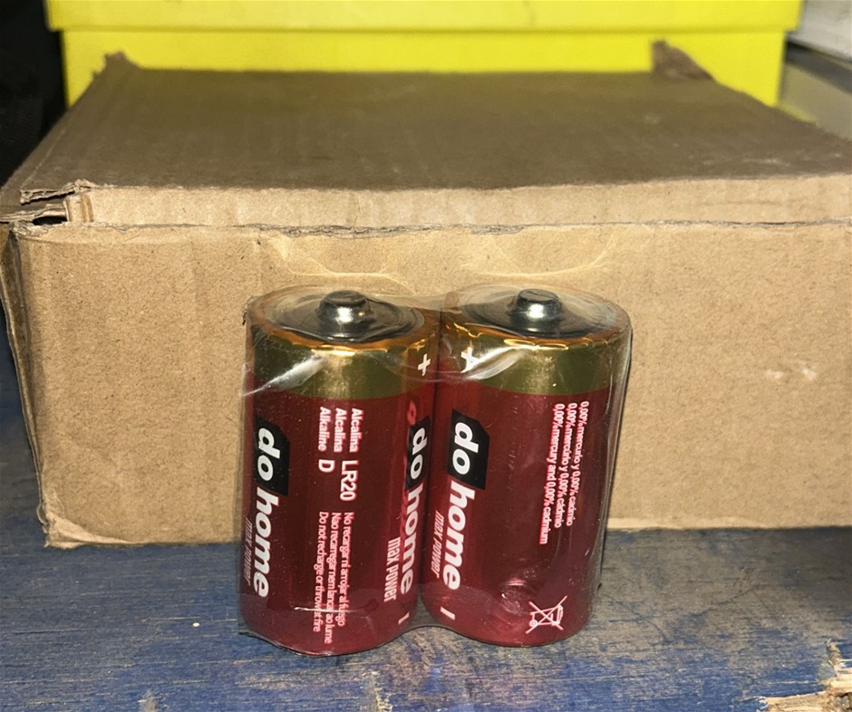 10x DOHOME Max Power D Batteries