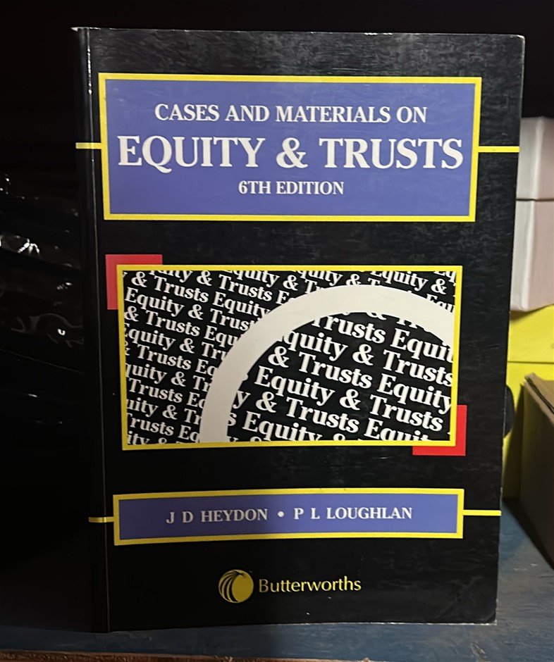 Cases and Materials on Equity & Trusts 6th Edition