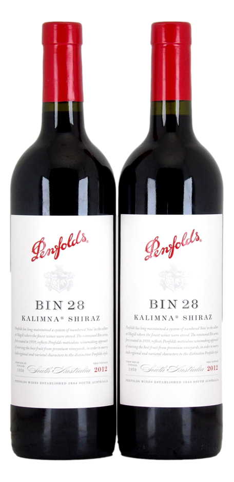 Penfolds Bin 28 Kalimna Shiraz 2012 (2x 750mL), SA.