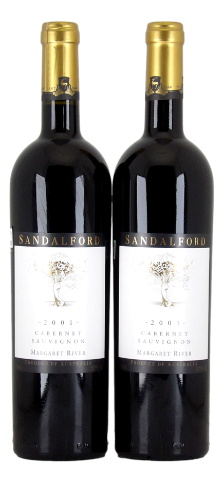 Sandalford Cabernet Sauvignon 2001 (2x 750mL), WA.