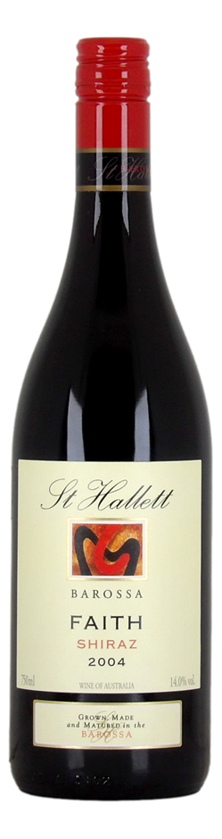 St Hallets Faith Shiraz 2004 (6x 750mL)