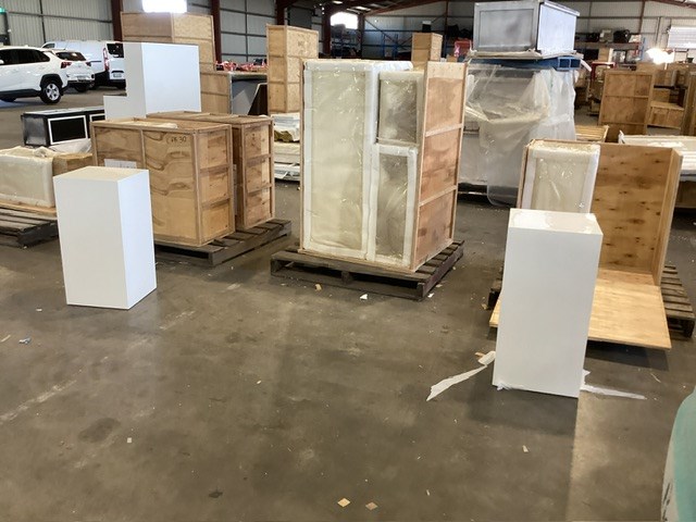 <p>Various Shop Cabinets And Components</p>